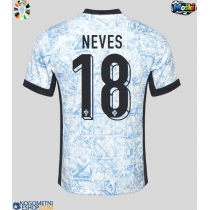 Moški Nogometni dresi Portugalska Ruben Neves #18 Gostujoči EP 2024 Kratek Rokav